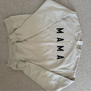 Beige 'MAMA' Sweatshirt